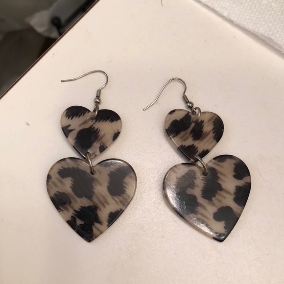 Leopard print earrings - Picture 4 of 5